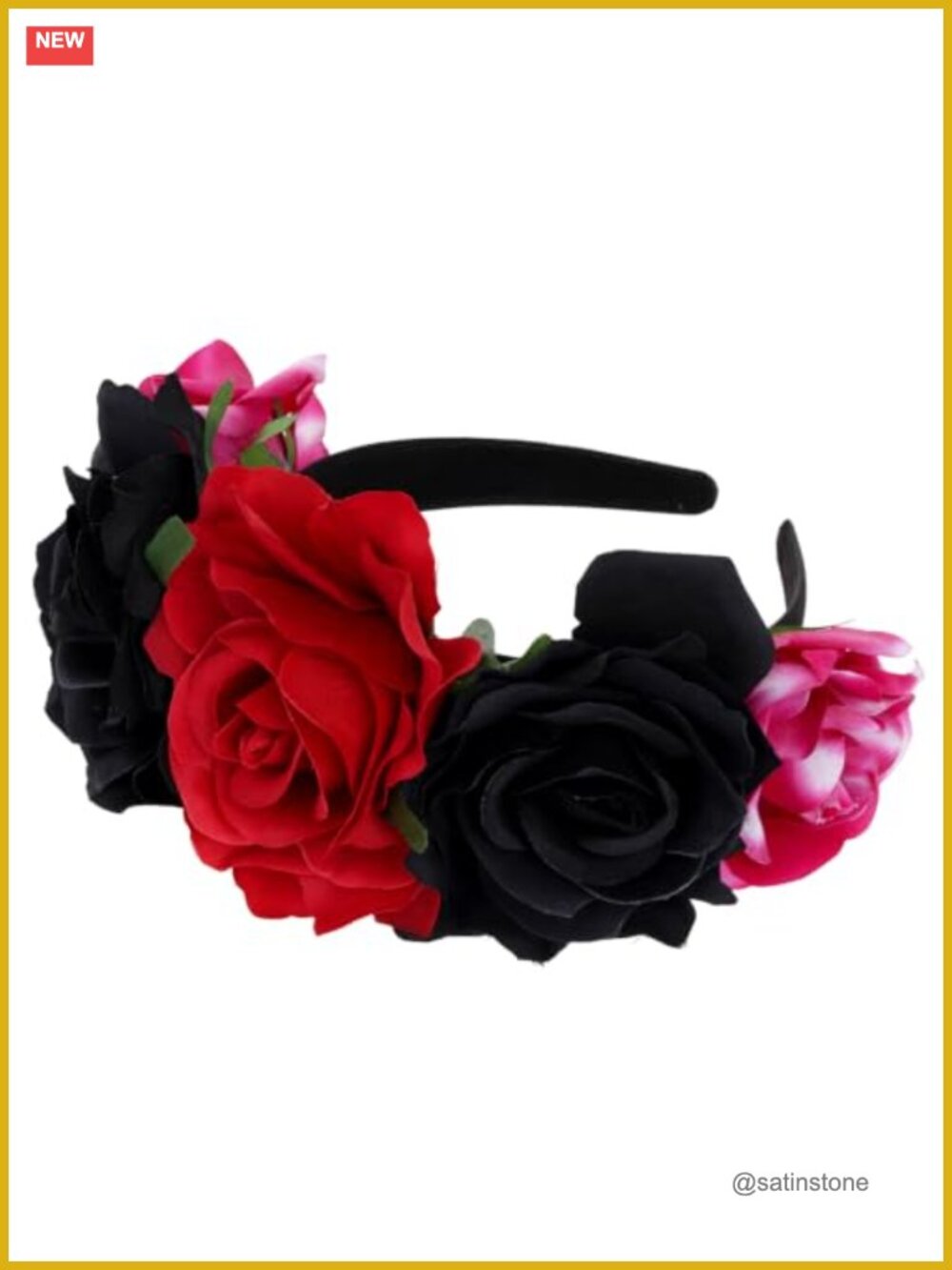 Floral Crown Headband Mexican Flower Hair Accessories Day of the Dead